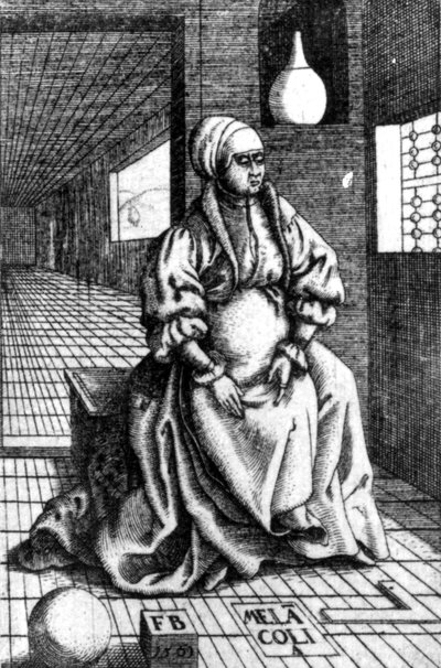 Melancholia, 1560 door Franz Isaac Brun